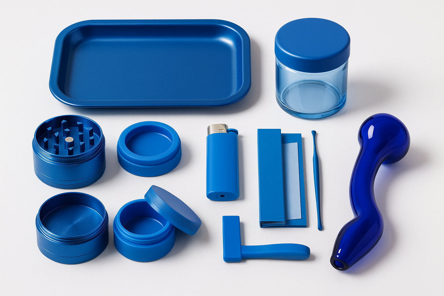 weed accessories without weed blue